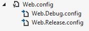 Fichier Web.config et ses versions ciblées