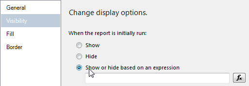 RDLC - Visibility Expression