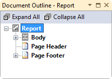 RDLC - Document outline