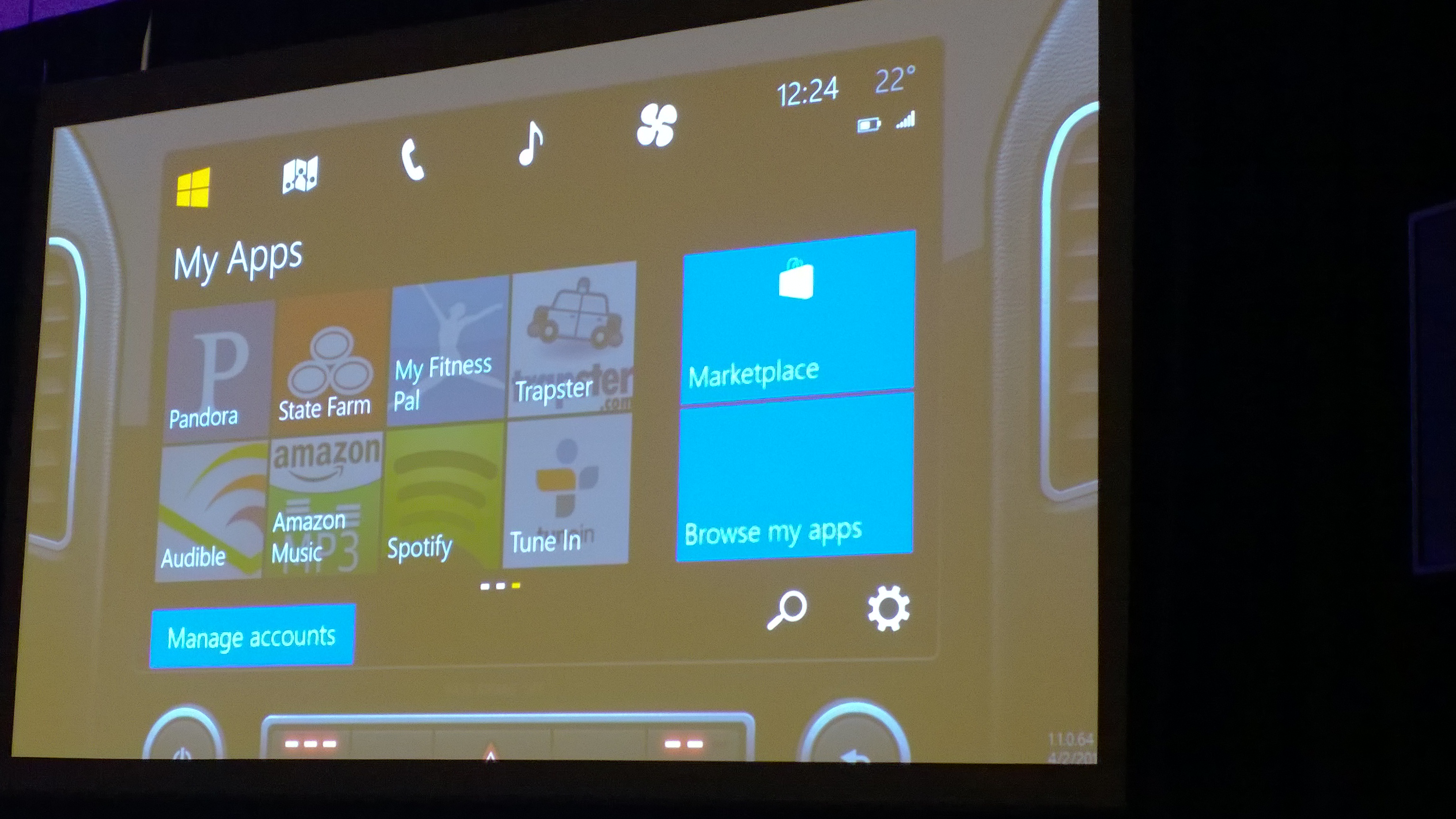 Windows Embedded Automotive Concept 3