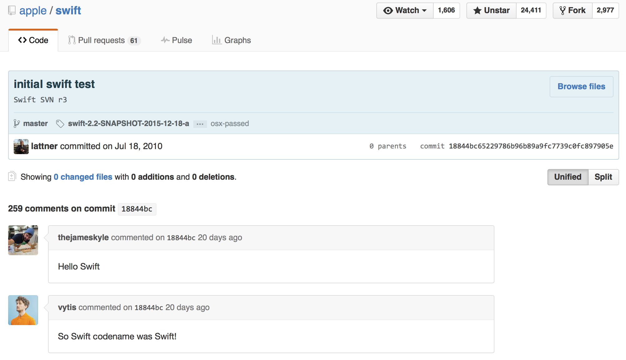 Swift Initial Commit