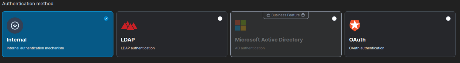 Capture Portainer, authentification