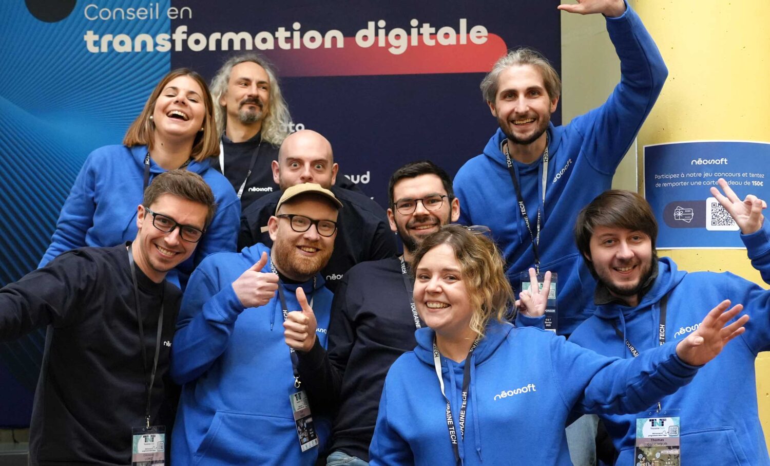 Header équipes Néosoft au Touraine Tech 2025