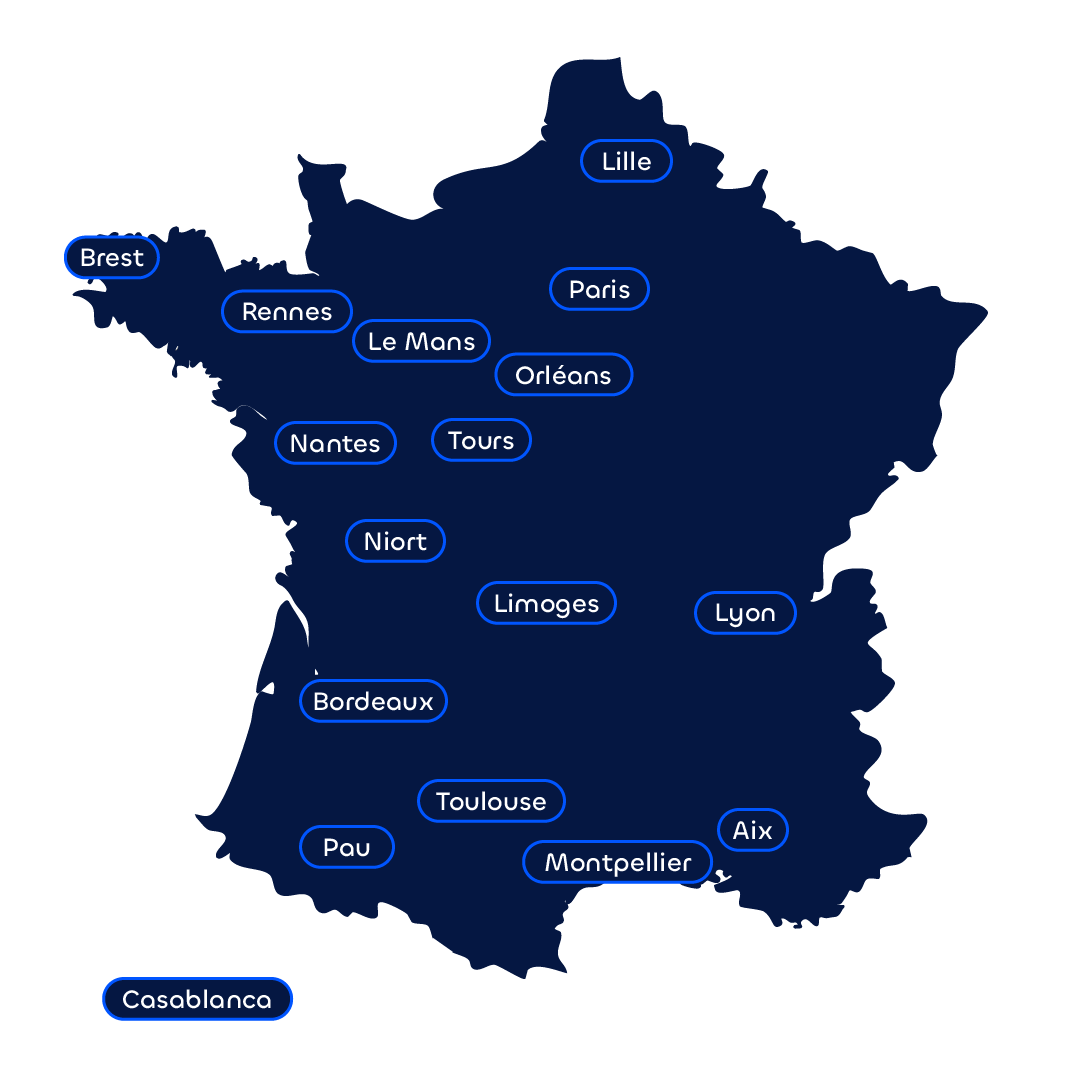 carte agences néosoft